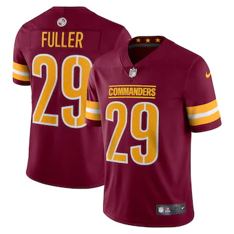 mens nike kendall fuller burgundy washington commanders vap